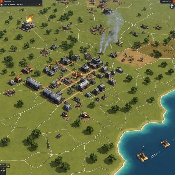 Comment un jeu de stratégie militaire peut-il utiliser la simulation de conflits historiques pour proposer des scénarios réalistes?